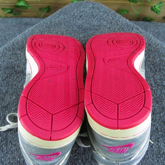 Nike Women's Prestige IV High Metallic Sneaker Silver Synthetic Size 7.5M Used - Picture 7 of 8